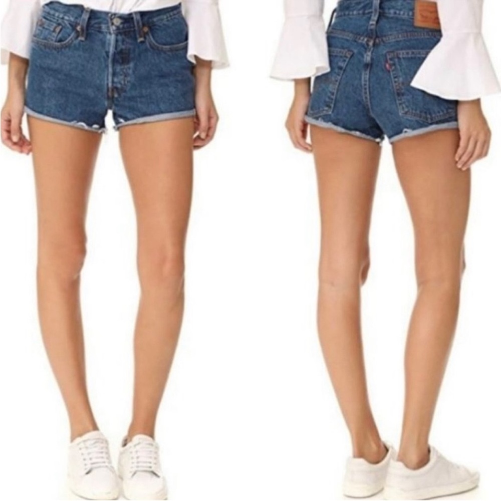 Levi's Blue Jean Shorts for Women